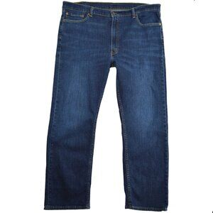 Levi's Jeans 505 Men's Size 42 x 30 Dark Wash Classic Straight Leg